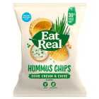 Eat Real Sour Cream & Chives Hummus Chips Single Bag 25g