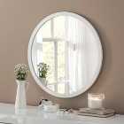 Yearn Classic Round Wall Mirror, White