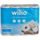 Wilko Soft Toilet Tissue 24 Rolls 2 Ply    