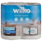Wilko Kitchen Towel 2 Rolls 2 Ply  