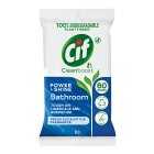 Cif Biodegradable Bathroom Wipes, 60s