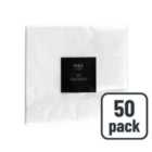 M&S White 2 Ply Paper Napkins 50 per pack