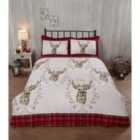 Rapport Home New Angus Stag Duvet Set Red Double