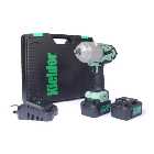 Kielder KWT-085 18V Brushless 1/2” 1050Nm Impact Wrench with 2x 5.0Ah Batteries & Charger