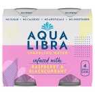 Aqua Libra Raspberry & Blackcurrant Sparkling Water, 4x330ml
