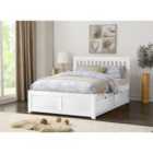 Pentre 4Ft 6 Double White 2 Drawer Storage Bed Frame