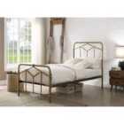 Axton Metal Bed Frame 3Ft Single Antique Bronze
