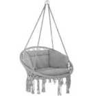 Tectake 403204 Grazia Hanging Chair - Grey