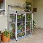 Canopia by Palram Lean-To Grow House 4 x 2 - Silver/Clear