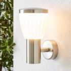 Rover LED Frosted Shade Steel Outdoor Wall Light