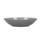 Zen Grey Stoneware Pasta Bowl