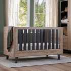 Tutti Bambini Como Cot Bed Distressed Oak / Slate Grey