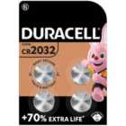 Duracell 2032 Lithium Coin Batteries – 4 Pack