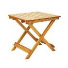 Interiors By PH Natural Finish Folding Table