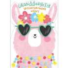  Granddaughter Llama Birthday Card