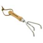 Kent & Stowe 70100087 Stainless Steel Hand 3-Prong Cultivator, FSC K/S70100087