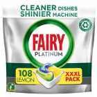 Fairy Platinum Lemon Dishwasher Tablets 108 per pack