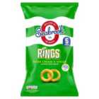 Seabrook Loaded Rings Sour Cream & Onion 5 per pack