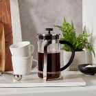 Dunelm Stainless Steel 6 Cup Cafetiere
