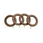Universal Pack of 4 35mm Cream Curtain Rings