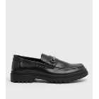 Black D Ring Chunky Loafers