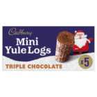 Cadbury Christmas Mini Chocolate Yule Logs 5 per pack