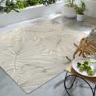 Tropical Leaves Indoor Outdoor Square Rug