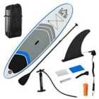 HOMCOM 10Ft Inflatable Stand-Up Paddle Board With Accessories Blue