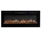 Livingandhome 40 Inch LED Electric Fireplace Wall Mounted