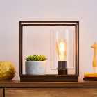 London Shelf Table Lamp Bronze Industrial