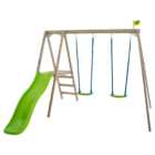 Mookie Forest Double Multiplay Wooden Swing Set