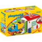 Playmobil 70184 1.2.3 Garbage Truck For Children 18 Months+