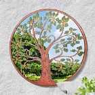 MirrorOutlet Harrogate Circular Tree Garden Mirror 60x60cm