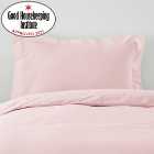 Non Iron Plain Dye Dusky Pink Oxford Pillowcase