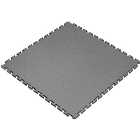 Clarke FLG2 Grey Interlocking PVC Floor Tile (Single)