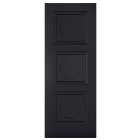 LPD Internal Antwerp 3 Panel Primed Black Door - 1981mm