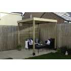 Forest Garden Modular Pergola with 1 Side Panel Pack - 1.97 x 1.97m