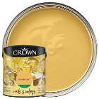 Crown Silk Emulsion Paint - Mustard Jar - 2.5L