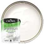 Crown Silk Emulsion Paint - Brilliant White - 5L