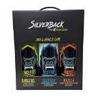 Silverback Xtreme 3-in-1 Gift Box - Jungle Gel Cleaning Fluid, Silky Milk High Gloss Polish & Maxilla Drivetrain Cleaner - 1L Ea