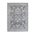 Maestro Traditional Rug Grey And Pink 160X230Cm
