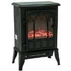Etna Freestanding Electric 2000W Fireplace Heater with LED Flame Effect 1000
