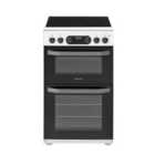 Hotpoint Hd5V93Ccw/UK 50Cm Freestanding Electric Double Cooker - White