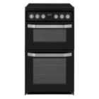 Hotpoint Hd5V93Ccb/UK Electric Freestanding 50Cm Double Cooker - Black