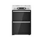Hotpoint Hd67G02Ccw/UK Double Cooker - White