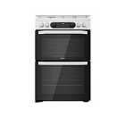 Hotpoint Hdm67G0Ccw/UK 60Cm Double Gas Cooker - White