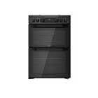 Hotpoint Hdm67G0Cmb/UK 60Cm Gas Double Cooker - Black