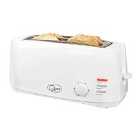 Quest 35049 1400W 4 Slice Extra Wide Long Slot Cool Touch Toaster - White