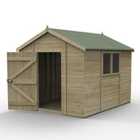 Forest Garden Timberdale T&G Pressure Treated 10x8 Apex Shed