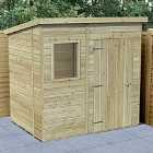 Forest Garden Timberdale T&G Pressure Treated 7x5 Pent Shed